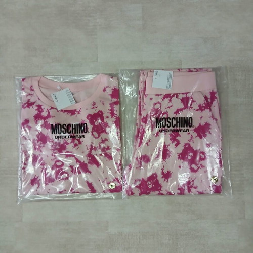 Moschino women's sportswear set new, pink, 100% cotton