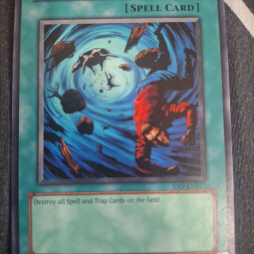 Heavy Storm Yu-Gi-Oh! card like new, vintage