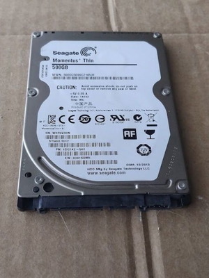 Seagate Momentus Thin ST500LT012 500GB laptop hard drive used
