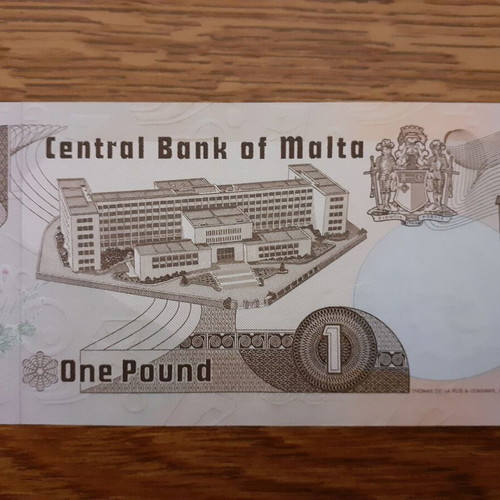 Malta 1 Lira Banknote 1979 new