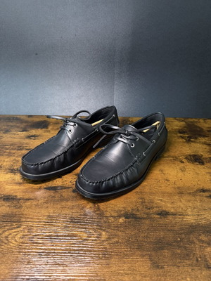Zara Smart Deck Shoes, black, size 45