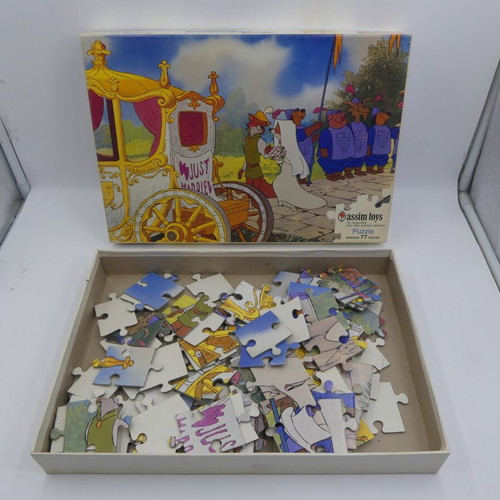 Assim Toys Puzzle 77 Pieces used Walt Disney Romantic