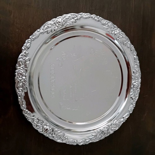 Round new plate with Australian designs, diameter 22 cm