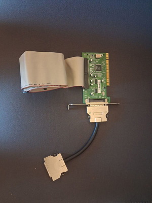 Adaptec AVA-2904 PCI SCSI Controller μεταχειρισμένο με 2 καλώδια IDC50 & HD50