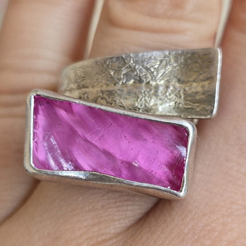 Silver 925 ring and earrings set, handmade by Greek designer