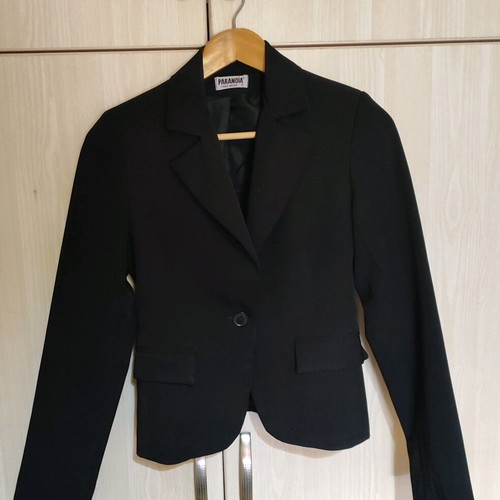 Paranoia Short Fitted Jacket new, size Small, black