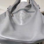 Gray shoulder bag like new with extra long strap