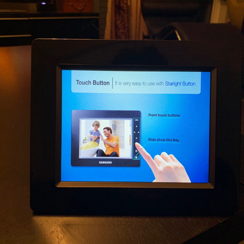 Photo frame Samsung SPF 85H μεταχειρισμένο με φορτιστή