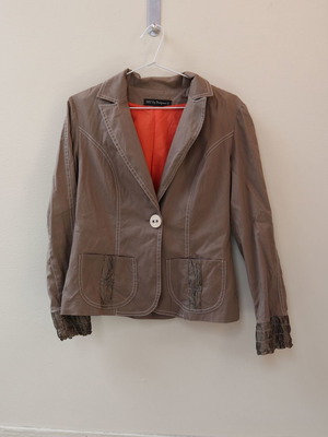 Women's brown jacket used, size S, DRC by Dragona