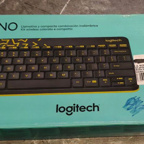 Logitech MK240 Nano wireless keyboard and mouse set US layout like new