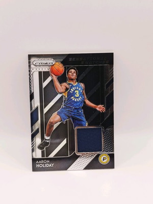 2018-19 Panini Prizm Sensational Swatches Aaron Holiday like new