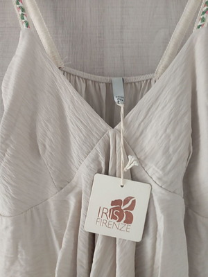 Blouse new, beige, one size