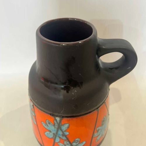 Vintage Carstens ceramic vase West Germany 1970 used 23.5x15 cm