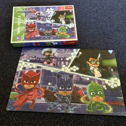 PJ Masks puzzle used, 100 pieces, Trefl