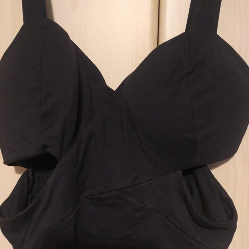 Women's strap top new, one size, black