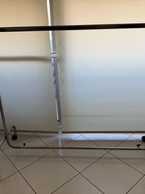 Metal coat rack used, adjustable height 1.50cm