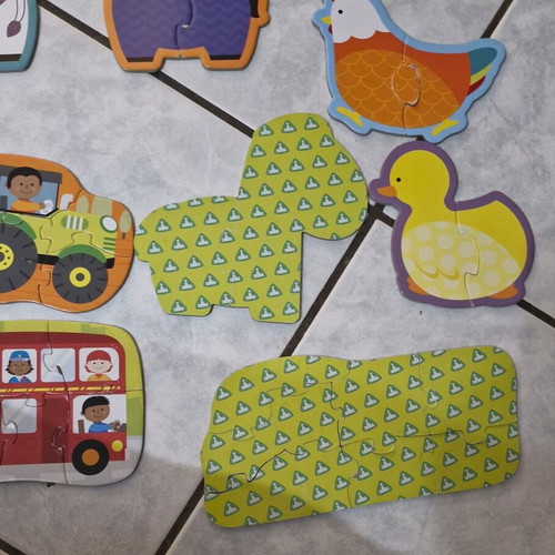 ELC puzzle used for babies with animals and vehicles