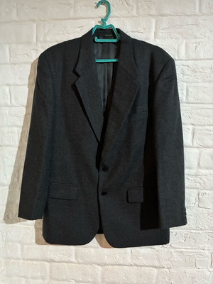 Valentino wool jacket dark gray like new, size XL