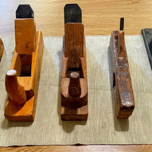 Vintage woodworking planes set with extra Kunz blade