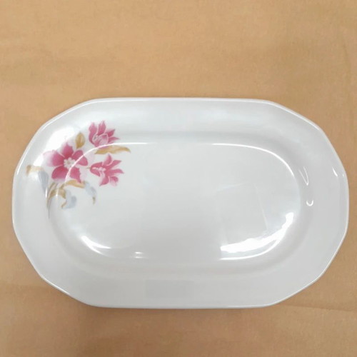 Lubiana porcelain serving platters set of 8, 23.5cm x 14.5cm, new