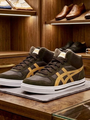 Asics Aaron MT leather sneakers brand new unisex size 42.5 deadstock