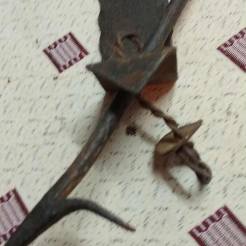 Oil lamp with wick from 1950, used