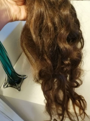Natural hair for exste new, length 50cm, weight 200g