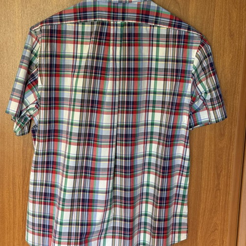 Ralph Lauren men's cotton short-sleeve shirt custom fit XXL like new