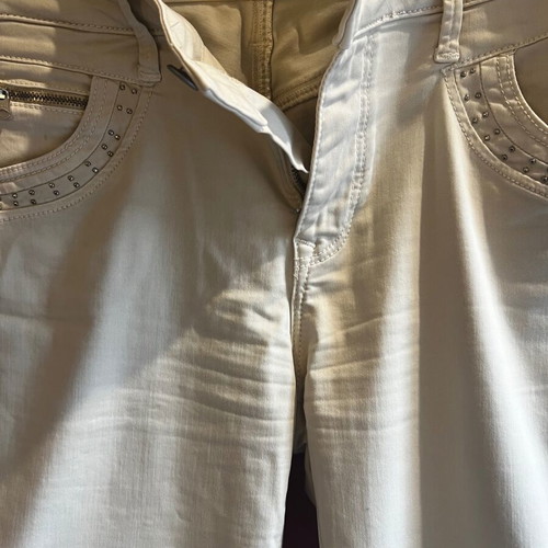 Mavi (Sophie) beige pants like new with beads, size 28/28