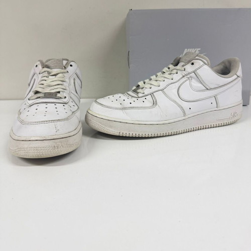 Nike Air Force 1 used men's sneakers natural leather size 44.5