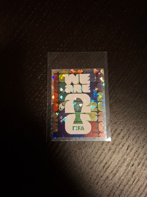 We Are FIFA Panini Sticker new, World Cup 2026