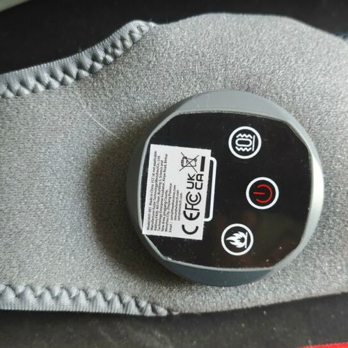 Wireless electric massage device like new with pneumatic vibration and heating