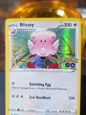 Pokemon Blissey Pokemon Go card new