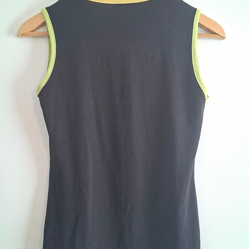 Viva Activewear tank top, medium/large, black and yellow