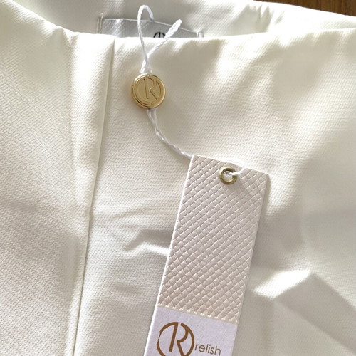Relish pants new, straight slim fit, ecru, size M