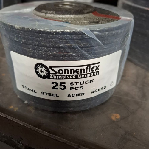 Cutting discs new, pack of 25, 125x2.5x22.23mm for small angle grinder