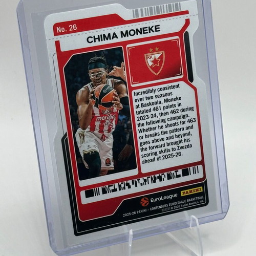 Euroleague Panini Contenders 25-26 Chima Moneke Die-Cuts new