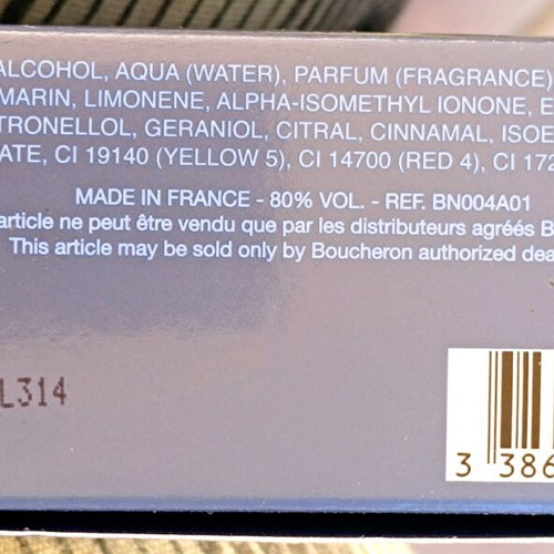 Boucheron Jaïpur Homme Eau de Toilette 100ml brand new men's fragrance