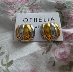 Othelia Jewelry Σουλαρίκια ανοξείδωτα, καινούργια, χρυσαφί και ασημί
