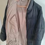 Reversible jacket like new, black-beige
