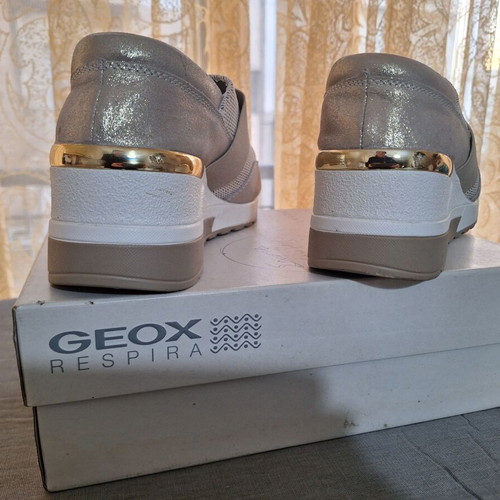 Sportex shoes size 40 like new, beige and gold
