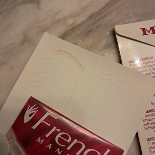 Mavala French manicure tapes like new, two packs