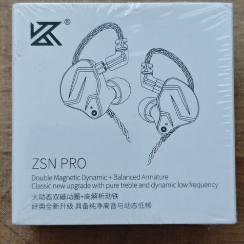 KZ ZSN Pro Earbuds New HiFi Dual Driver 1BA 1DD