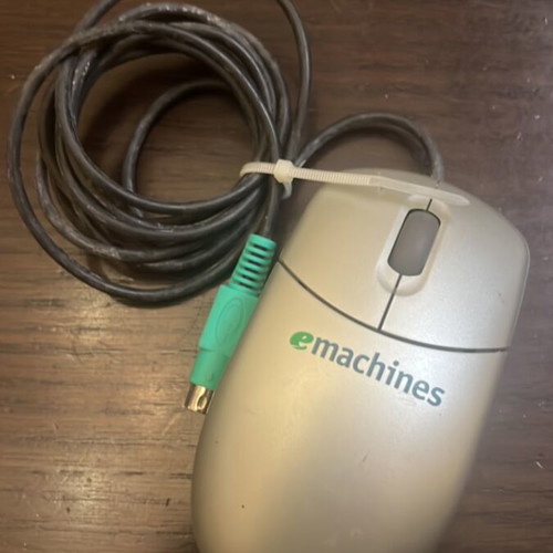 Wired PS/2 Mouse Sysgration SAGM002 used, vintage retro
