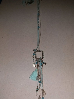 Necklace used with decorative elements