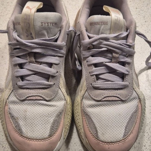Puma RSX Running System women's size 36 like new, beige and pink