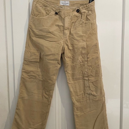 Trussardi Junior corduroy cargo pants used, size 36, boys