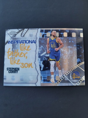 2025 26 Topps Chrome Stephen Curry Inspirational Card like new