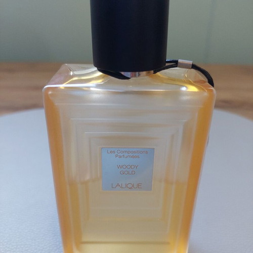 Lalique Woody Gold Eau de Parfum 100ml, half full