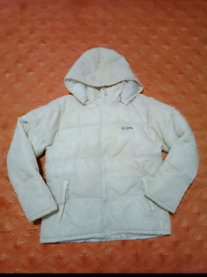 White thick jacket like new